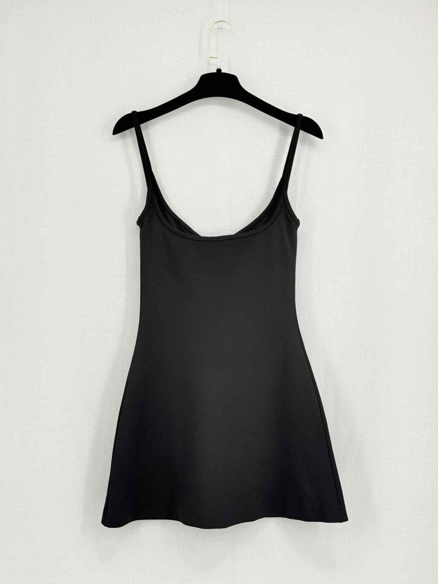 Pre - loved MACH & MACH Crystal Bow Black Size US 6 Short Dress at Reems Closet