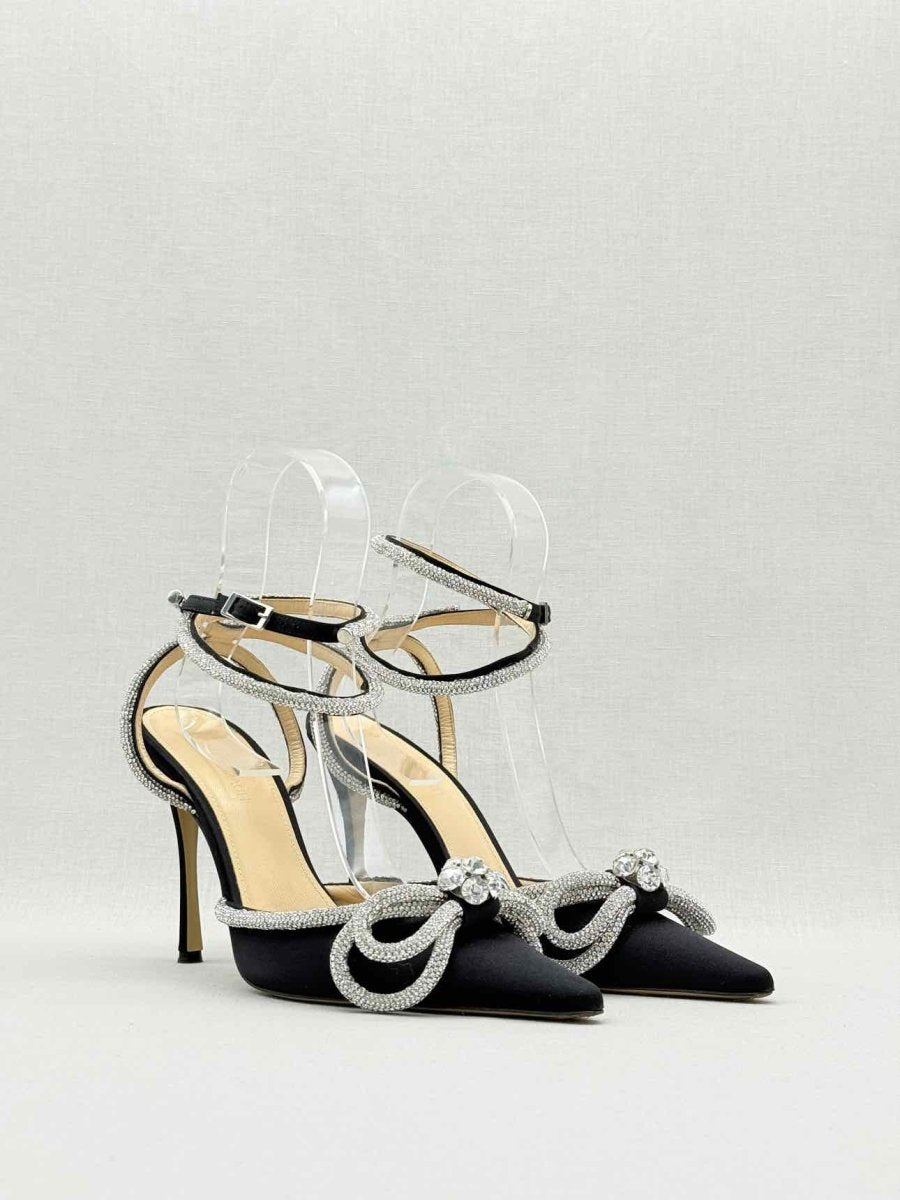 Pre - loved MACH & MACH Double Bow Black Size EU 39 Pumps at Reems Closet