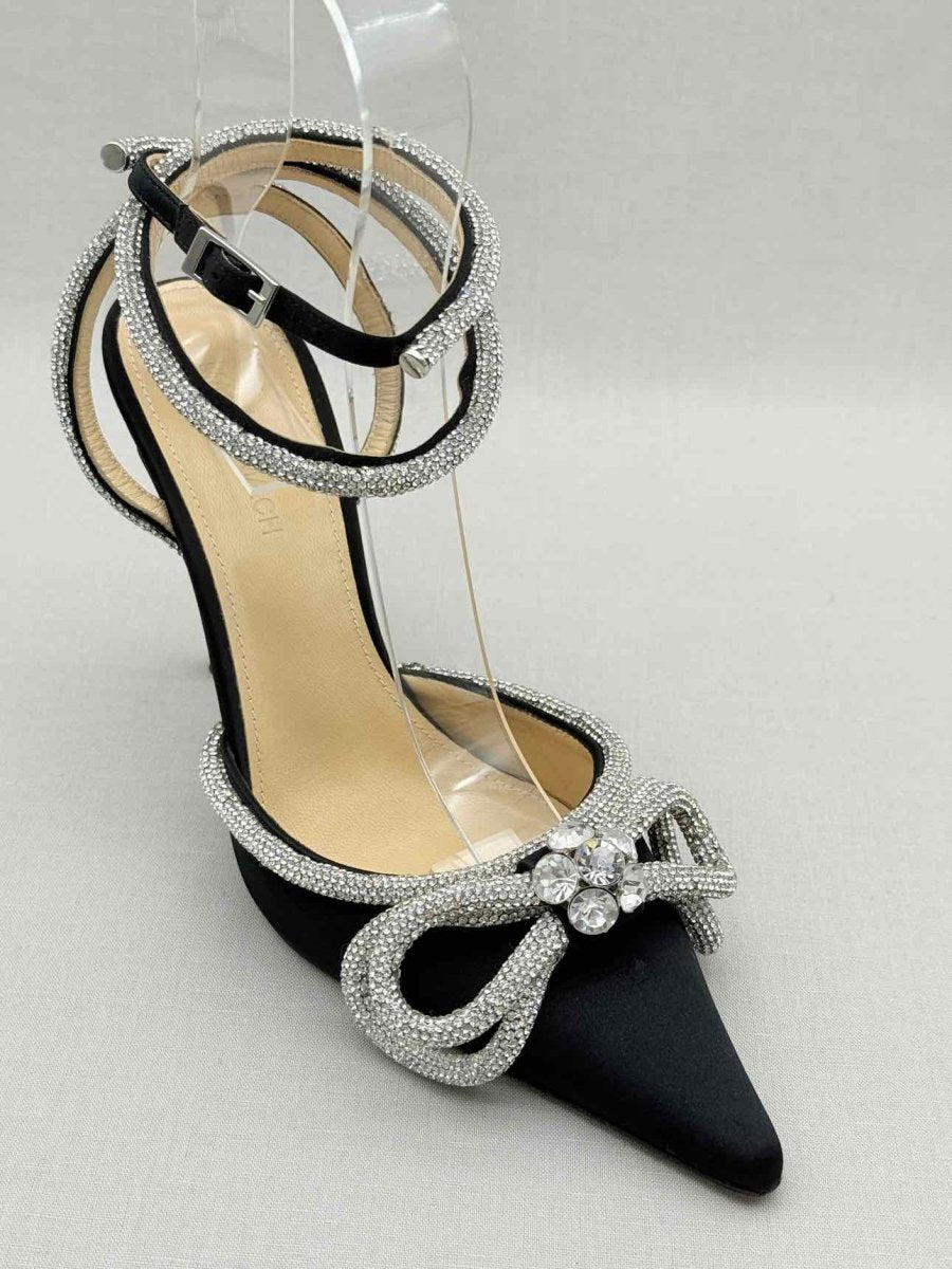 Pre - loved MACH & MACH Double Bow Black Size EU 39 Pumps at Reems Closet