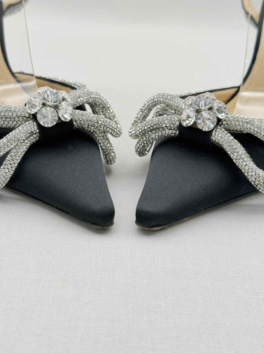 Pre - loved MACH & MACH Double Bow Black Size EU 39 Pumps at Reems Closet