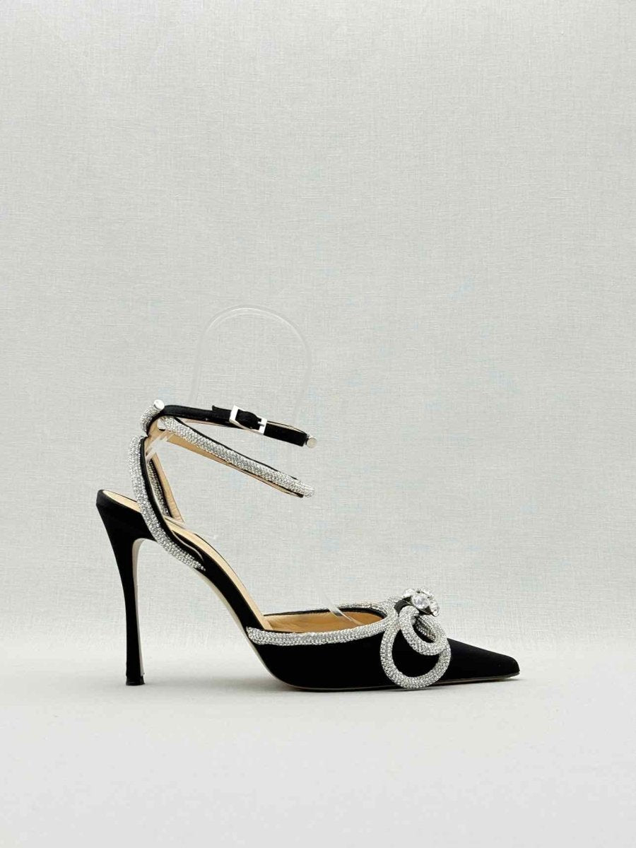 Pre - loved MACH & MACH Double Bow Black Size EU 39 Pumps at Reems Closet