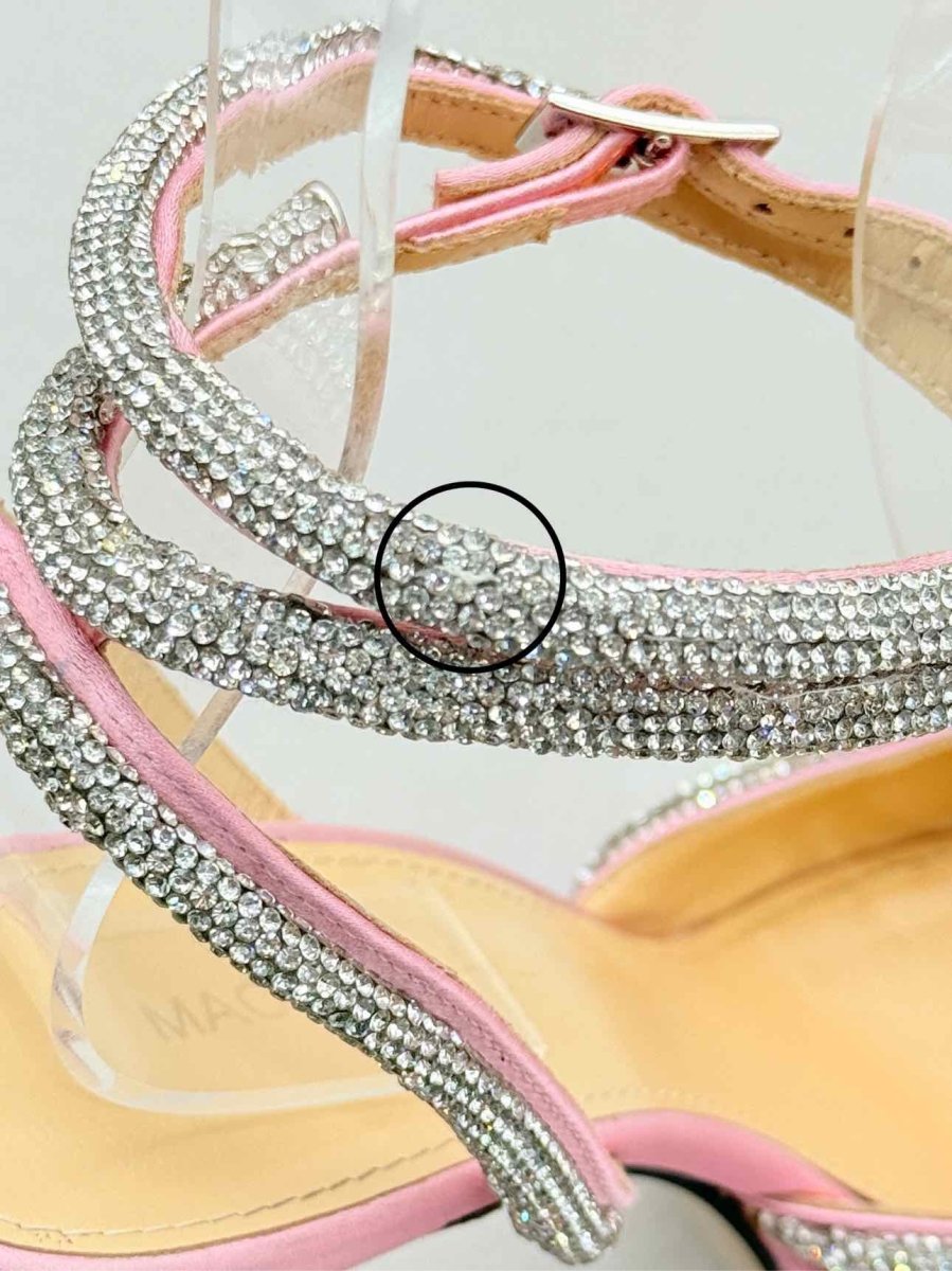 Pre - loved MACH & MACH Double Bow Pink Size EU 38 Heeled Sandals at Reems Closet