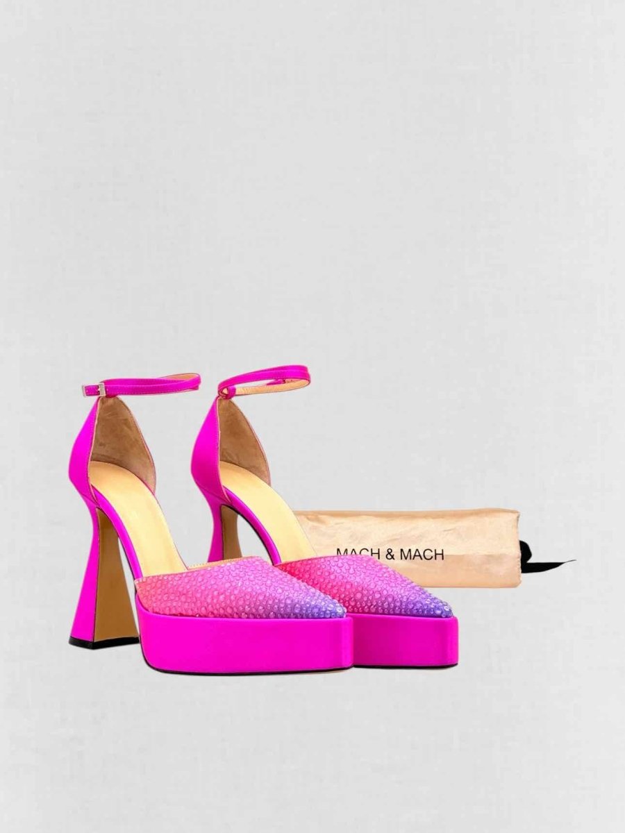 Pre - loved MACH & MACH Galaxy Pink Size EU 37.5 Platform at Reems Closet
