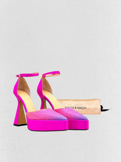 Pre - loved MACH & MACH Galaxy Pink Size EU 37.5 Platform at Reems Closet