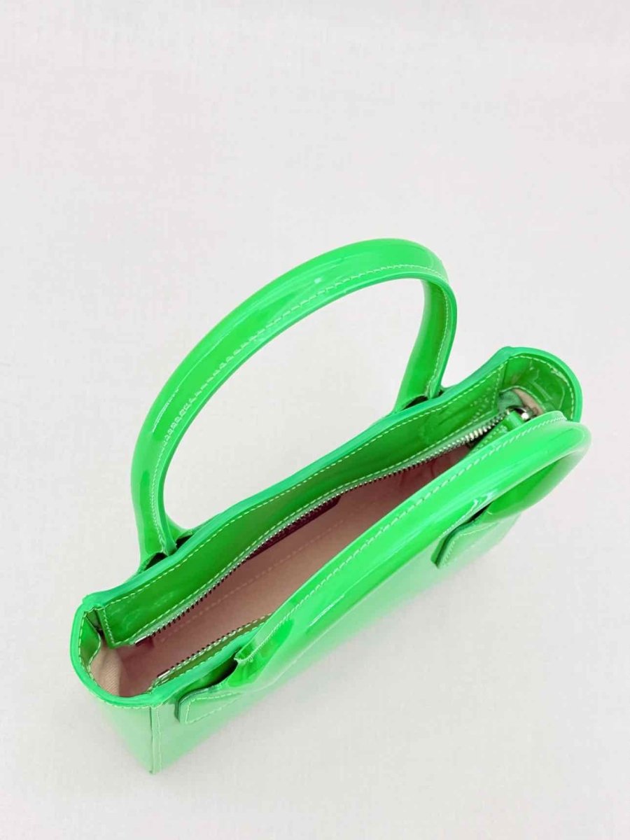 Pre - loved MACH & MACH Harper Green Tote Bag at Reems Closet