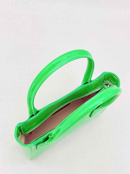 Pre - loved MACH & MACH Harper Green Tote Bag at Reems Closet