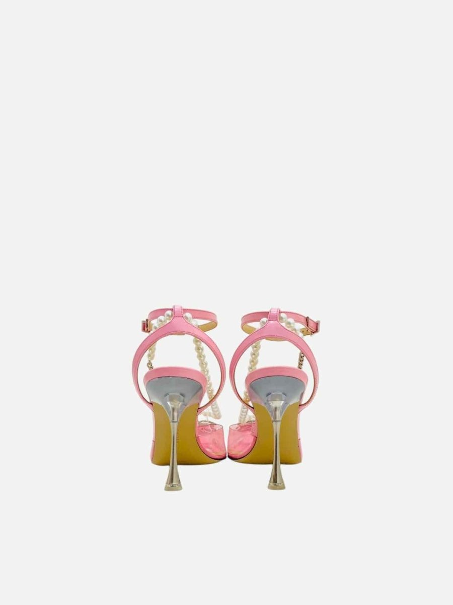 Pre - loved MACH & MACH Matilda Pink Heeled Sandals 38.5 at Reems Closet