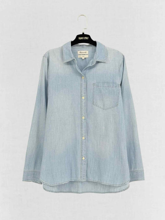 Pre - loved MADEWELL Blue Size Large Shirt at Reems Closet