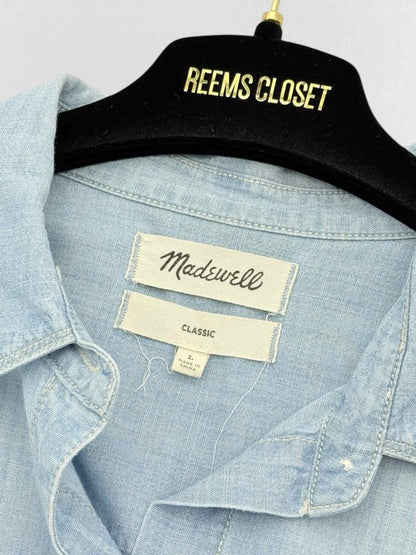 Pre - loved MADEWELL Blue Size Large Shirt at Reems Closet