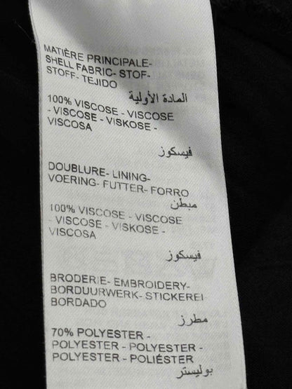 Pre - loved MAISON 123 Black w/ White Size US 8 Short Dress at Reems Closet