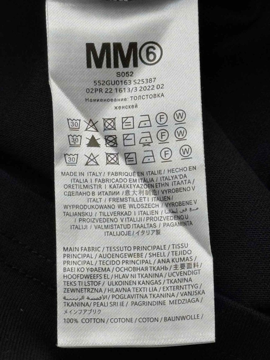 Pre - loved MAISON MARGIELA Black Size Small T-shirt at Reems Closet