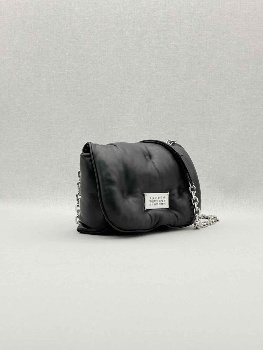 Pre - loved MAISON MARGIELA Glam Slam Black Crossbody at Reems Closet