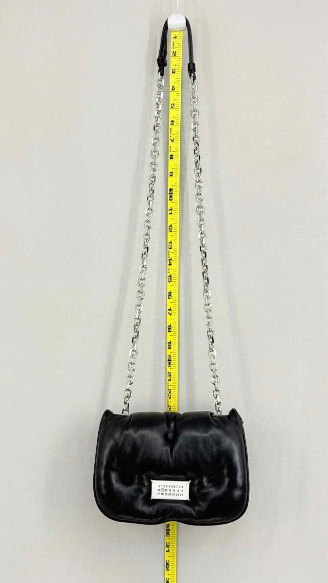 Pre - loved MAISON MARGIELA Glam Slam Black Crossbody at Reems Closet