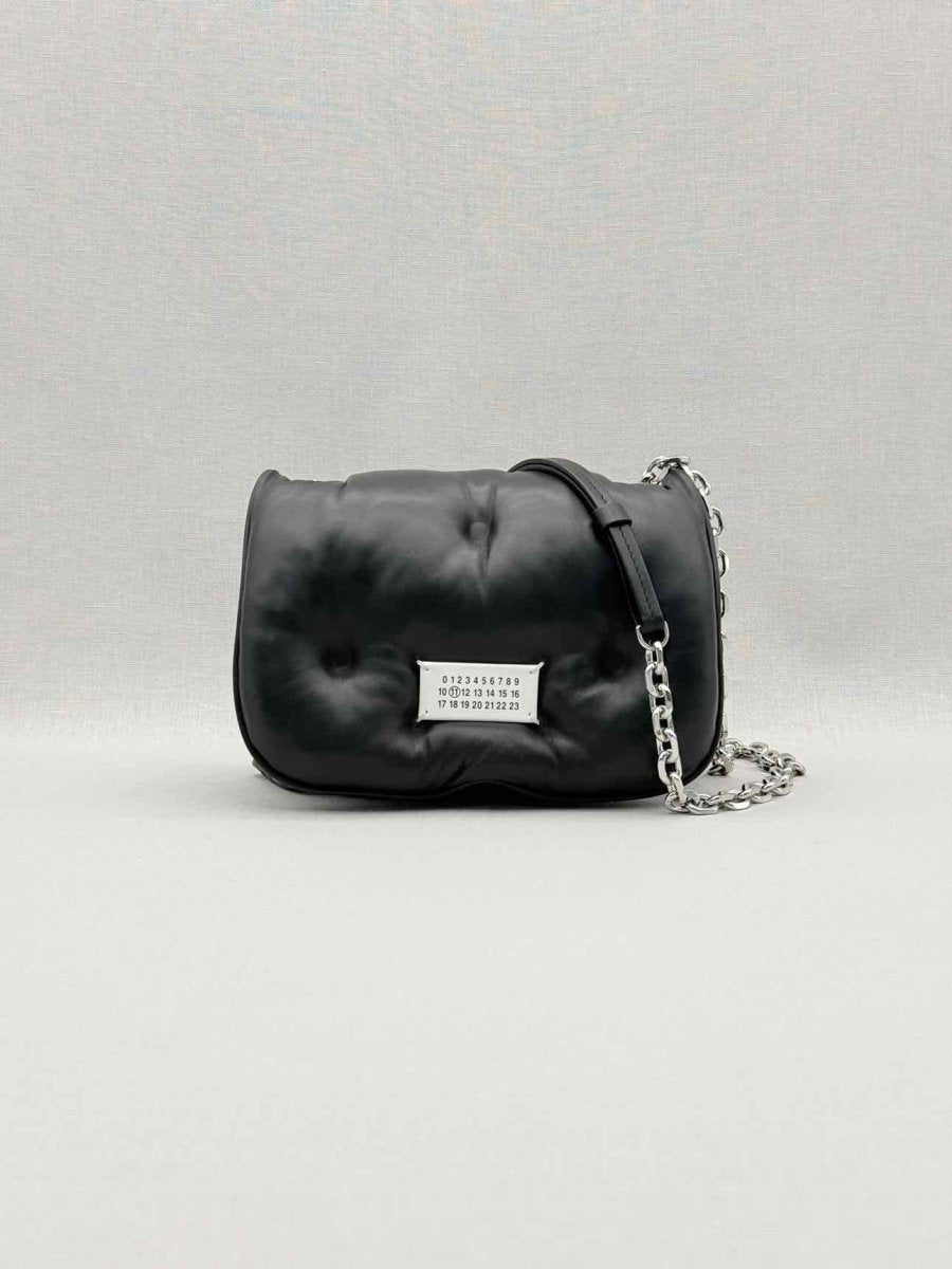 Pre - loved MAISON MARGIELA Glam Slam Black Crossbody at Reems Closet