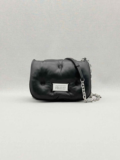 Pre - loved MAISON MARGIELA Glam Slam Black Crossbody at Reems Closet