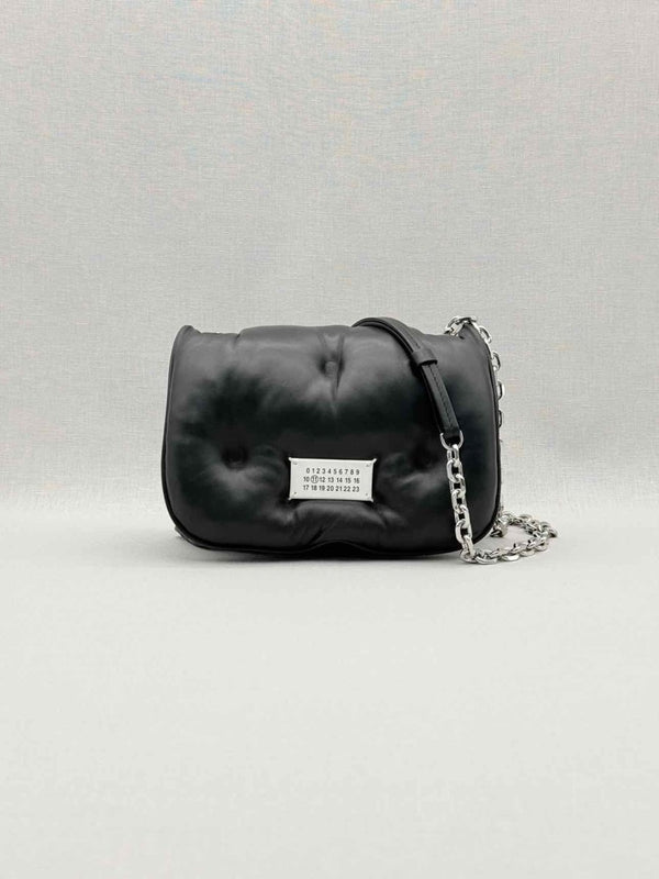 Pre - loved MAISON MARGIELA Glam Slam Black Crossbody at Reems Closet