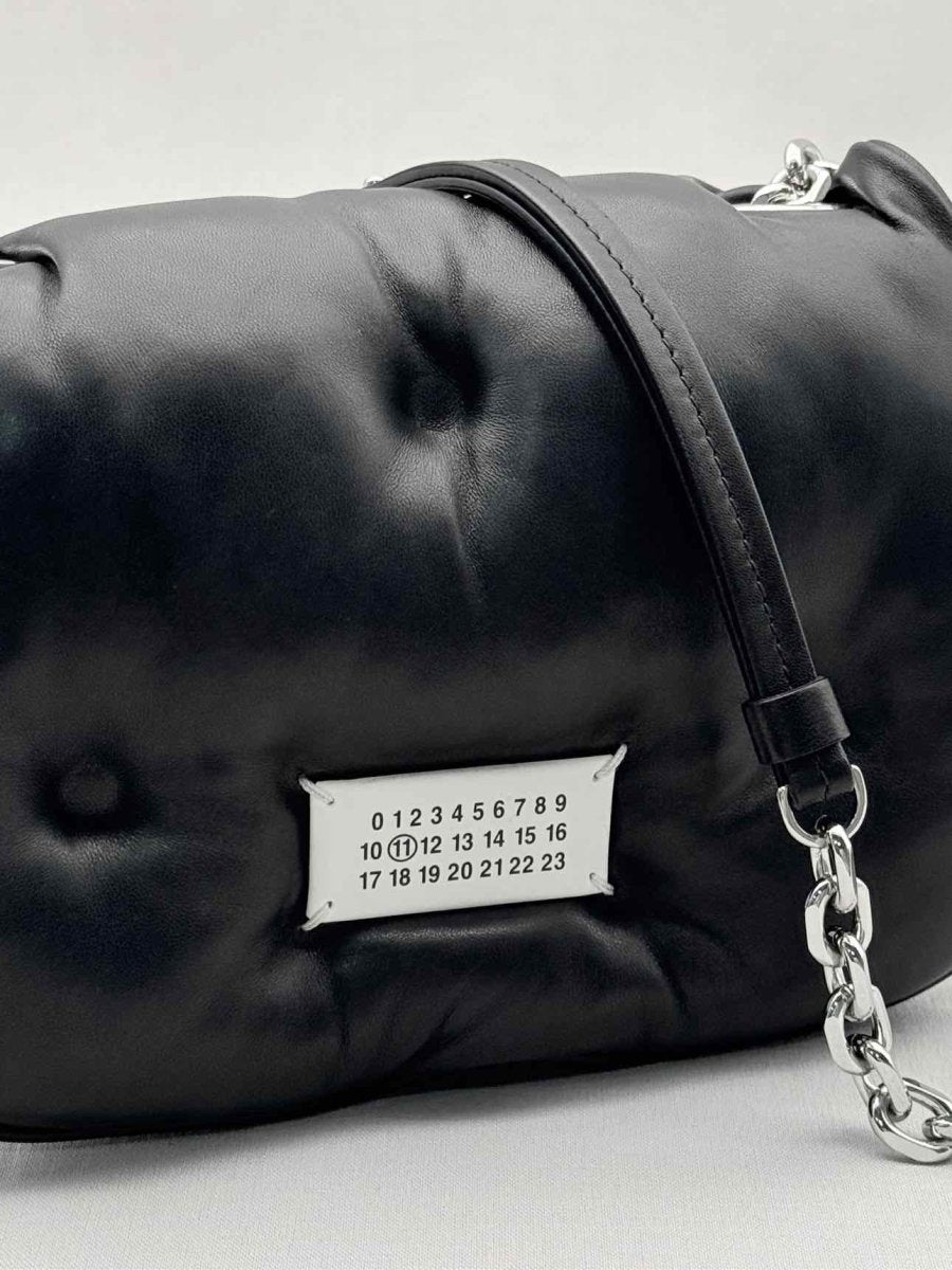 Pre - loved MAISON MARGIELA Glam Slam Black Crossbody at Reems Closet