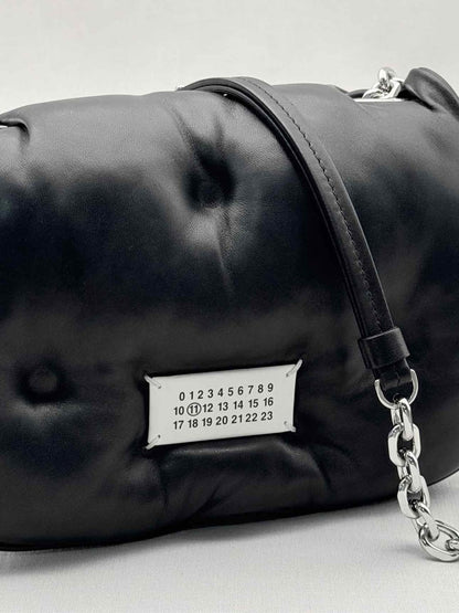 Pre - loved MAISON MARGIELA Glam Slam Black Crossbody at Reems Closet