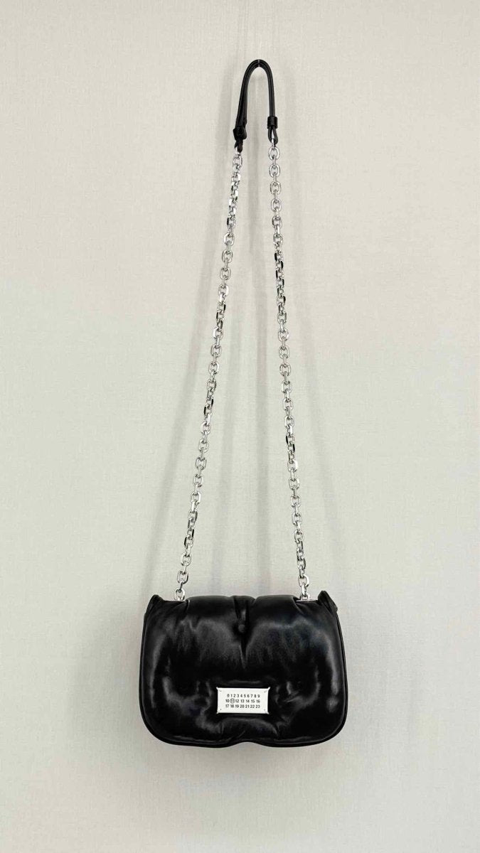 Pre - loved MAISON MARGIELA Glam Slam Black Crossbody at Reems Closet