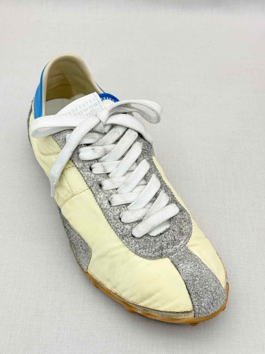 Pre-loved MAISON MARGIELA Lemon Grey Blue Size EU 38 Sneakers at Reems Closet
