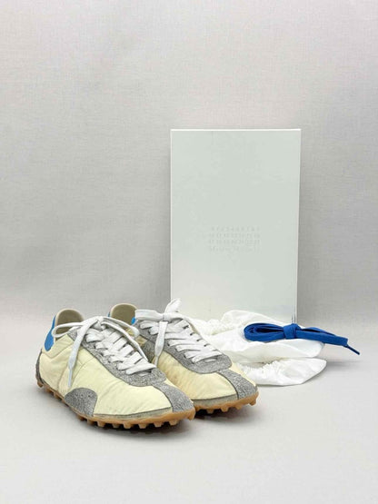 Pre-loved MAISON MARGIELA Lemon Grey Blue Size EU 38 Sneakers at Reems Closet