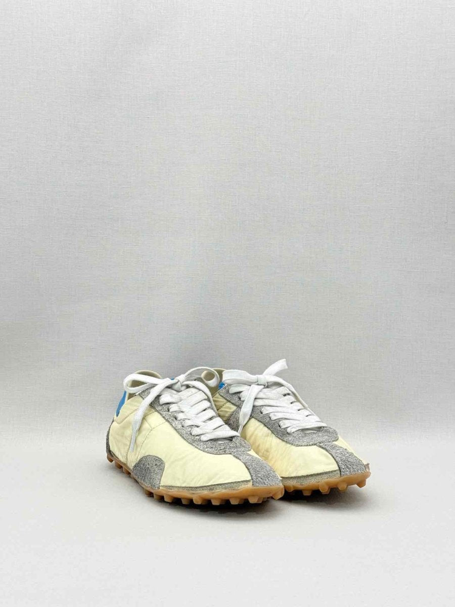 Pre-loved MAISON MARGIELA Lemon Grey Blue Size EU 38 Sneakers at Reems Closet
