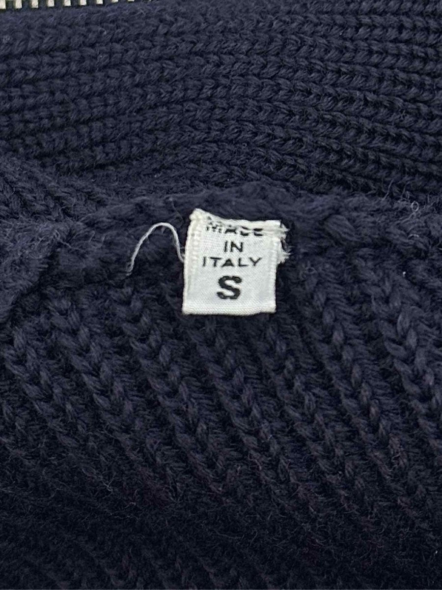 Pre - loved MAISON MARTIN MARGIELA Navy Blue Knit Size Small Jacket at Reems Closet