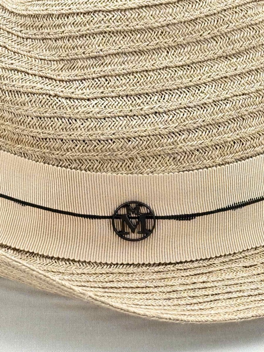 Pre - loved MAISON MICHEL Beige Hat at Reems Closet