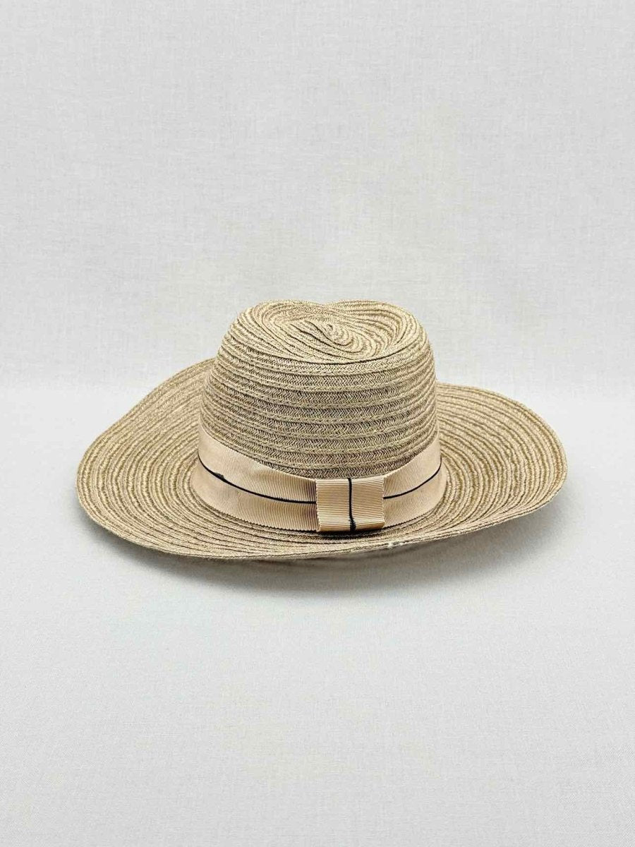 Pre - loved MAISON MICHEL Beige Hat at Reems Closet