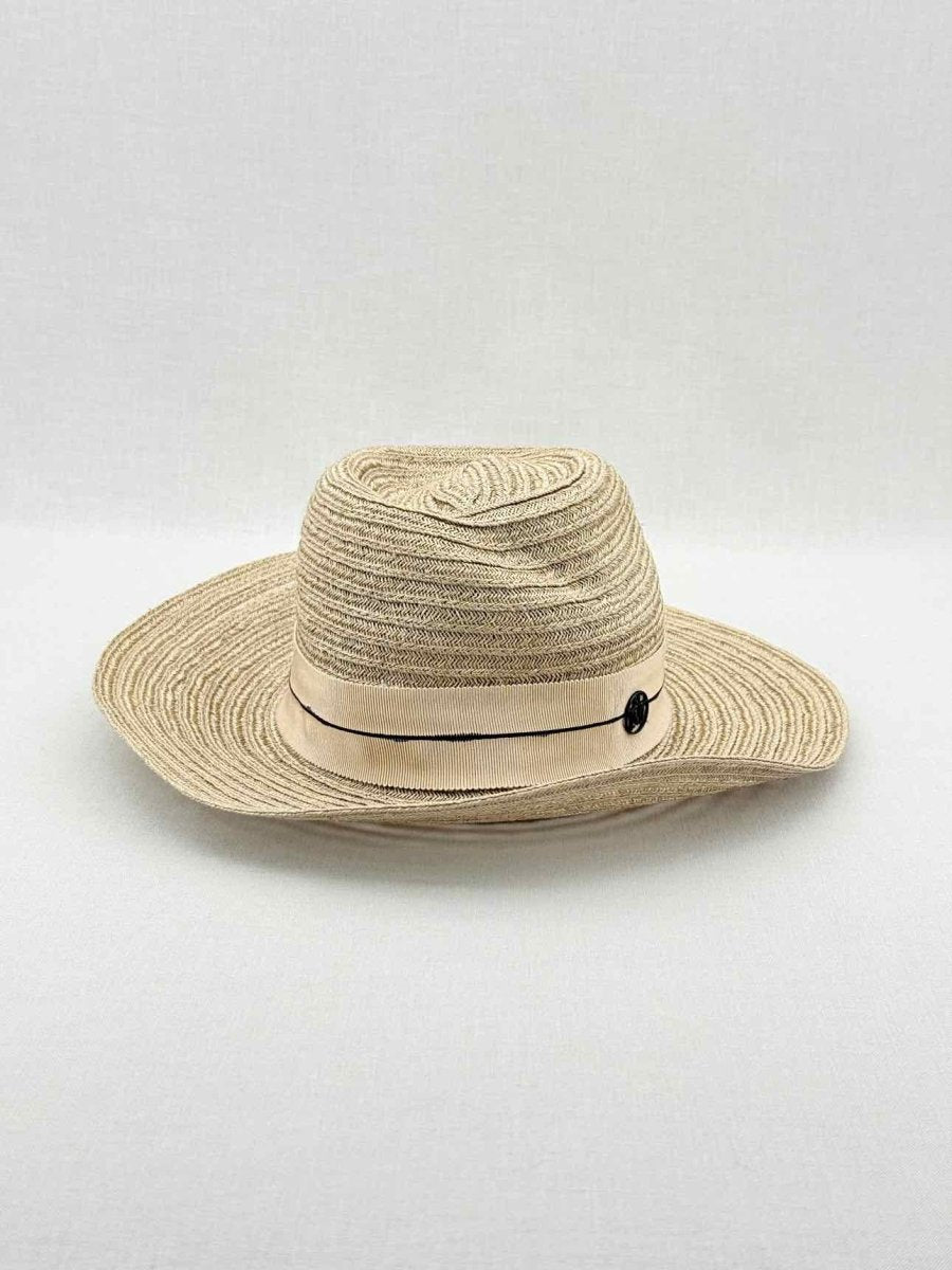 Pre - loved MAISON MICHEL Beige Hat at Reems Closet