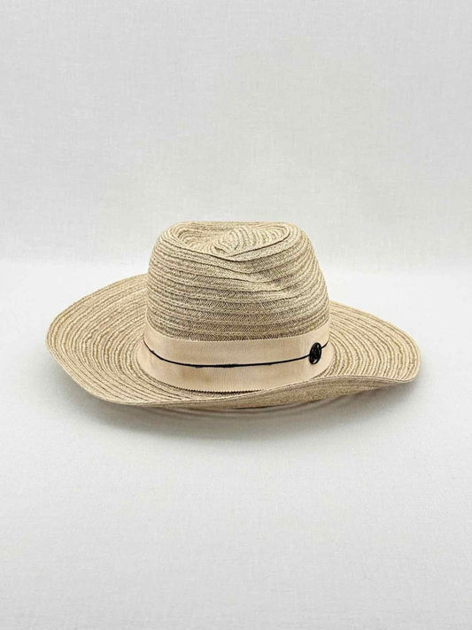Pre - loved MAISON MICHEL Beige Hat at Reems Closet