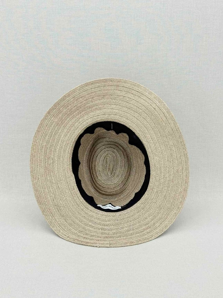 Pre - loved MAISON MICHEL Beige Hat at Reems Closet