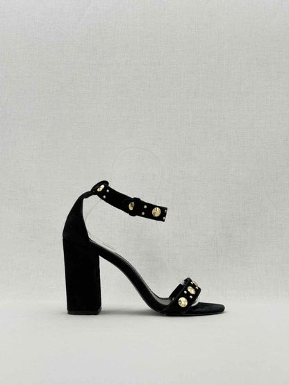 Pre - loved MAJE Ankle Strap Black Size EU 39 Heeled Sandals at Reems Closet