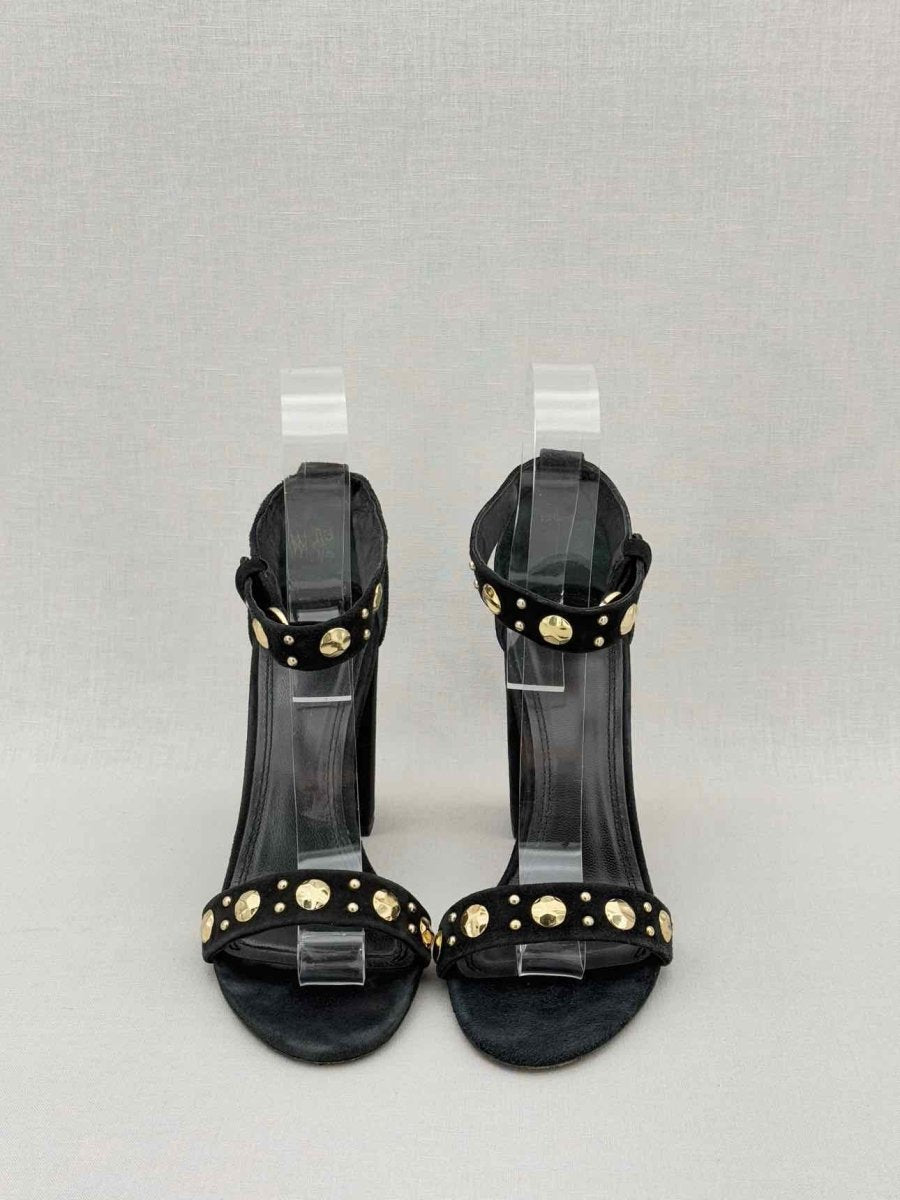 Pre - loved MAJE Ankle Strap Black Size EU 39 Heeled Sandals at Reems Closet