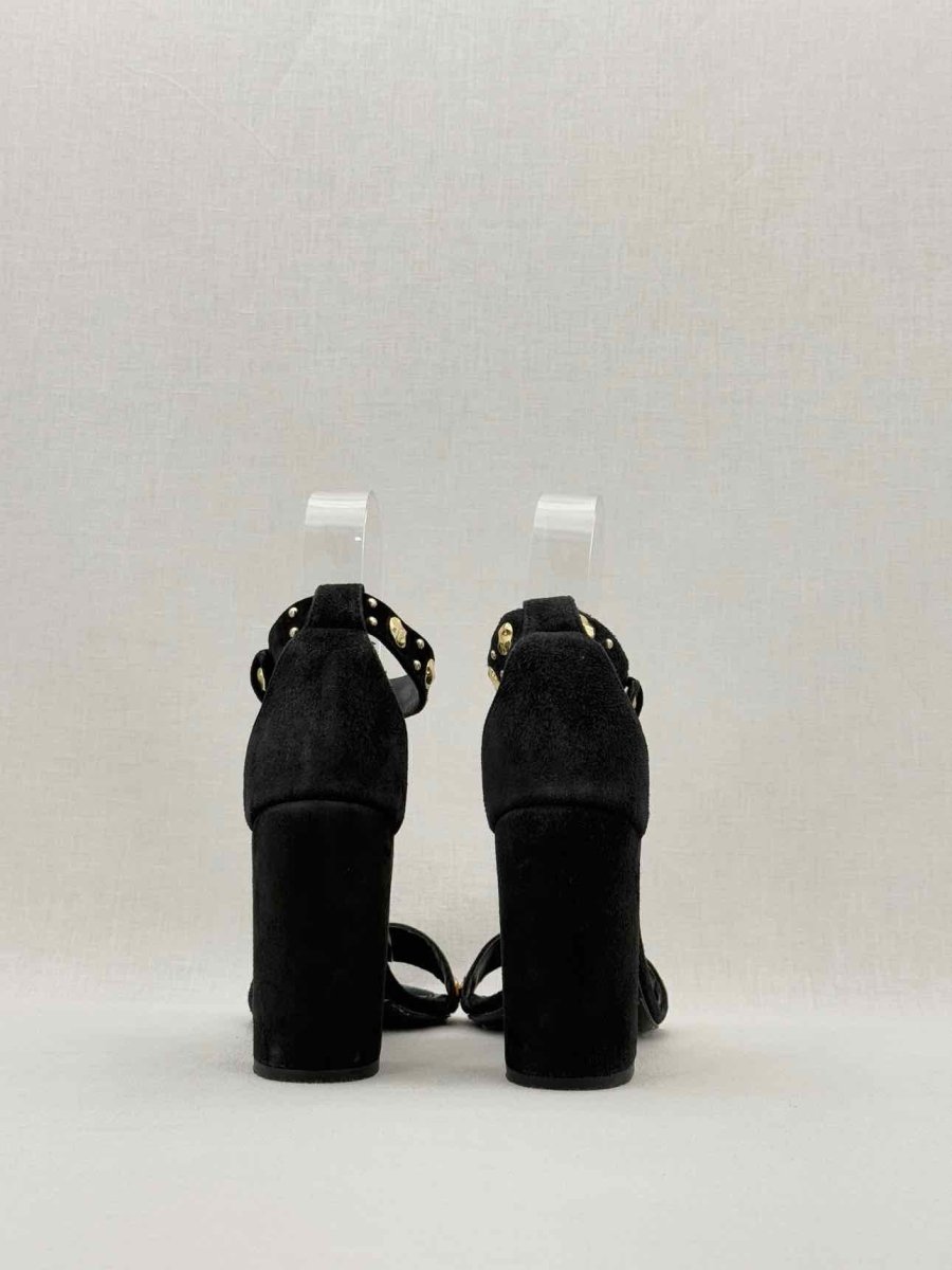 Pre - loved MAJE Ankle Strap Black Size EU 39 Heeled Sandals at Reems Closet