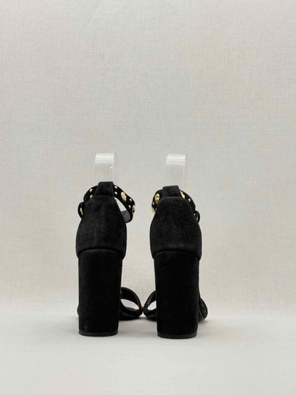 Pre - loved MAJE Ankle Strap Black Size EU 39 Heeled Sandals at Reems Closet