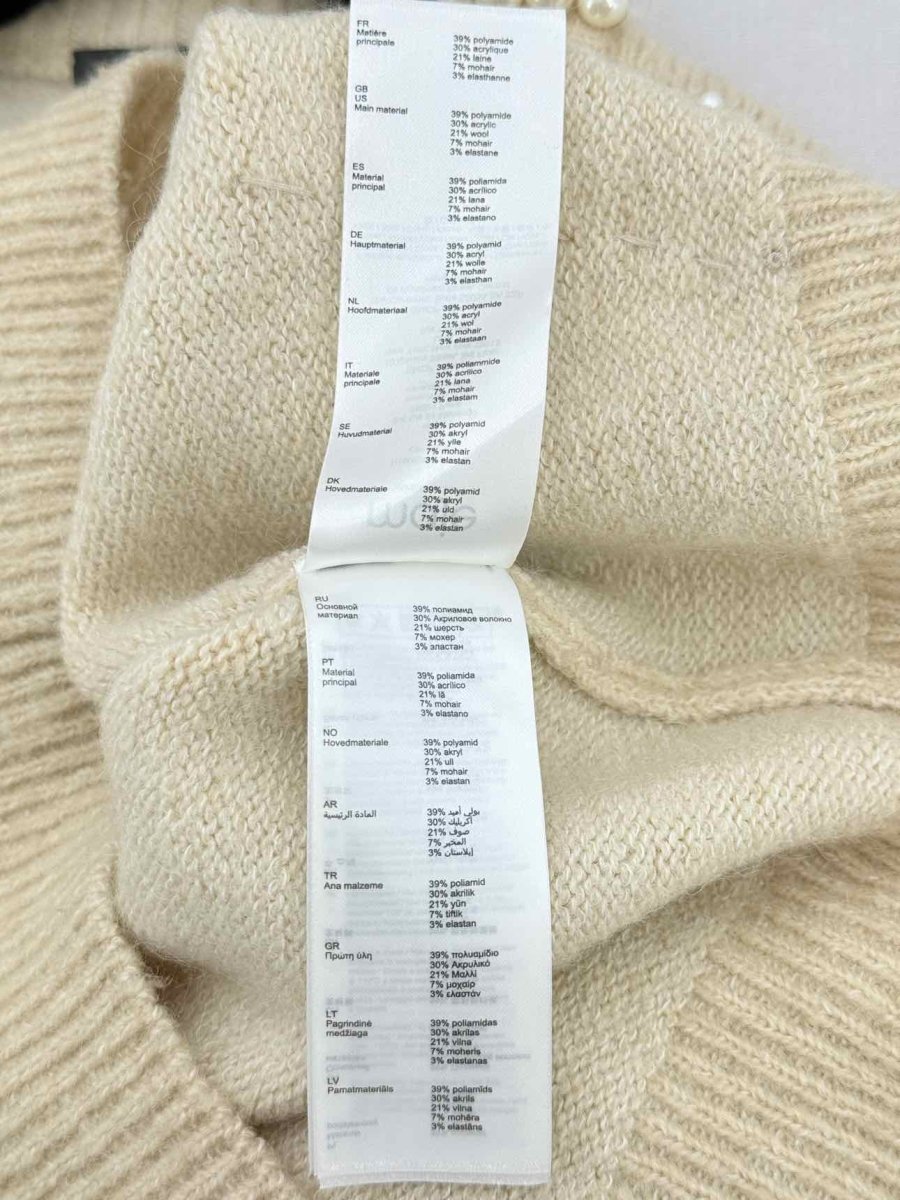 Pre - loved MAJE Beige Size Medium Jumper at Reems Closet