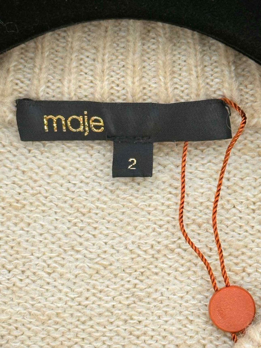 Pre - loved MAJE Beige Size Medium Jumper at Reems Closet