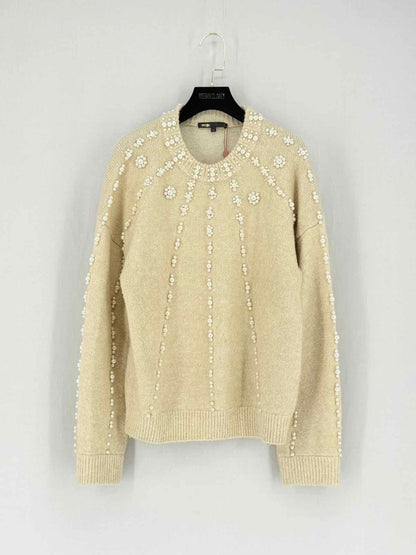 Pre - loved MAJE Beige Size Medium Jumper at Reems Closet