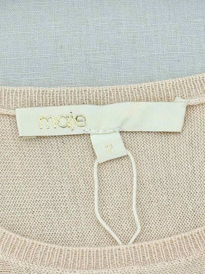 Pre - loved MAJE Beige Size US 2 Jumper at Reems Closet