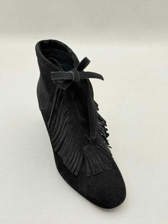 Pre - loved MAJE Black Size EU 38 Ankle Boots at Reems Closet