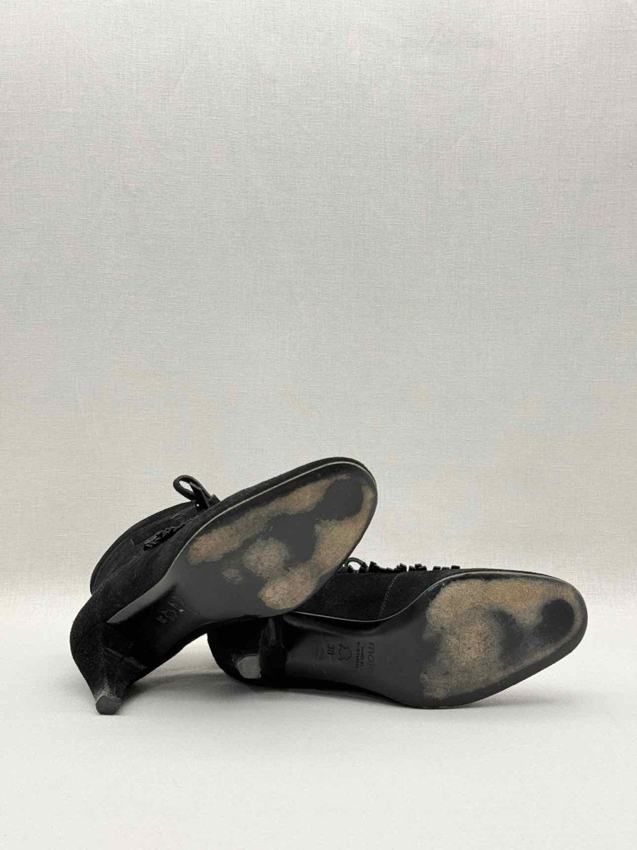 Pre - loved MAJE Black Size EU 38 Ankle Boots at Reems Closet