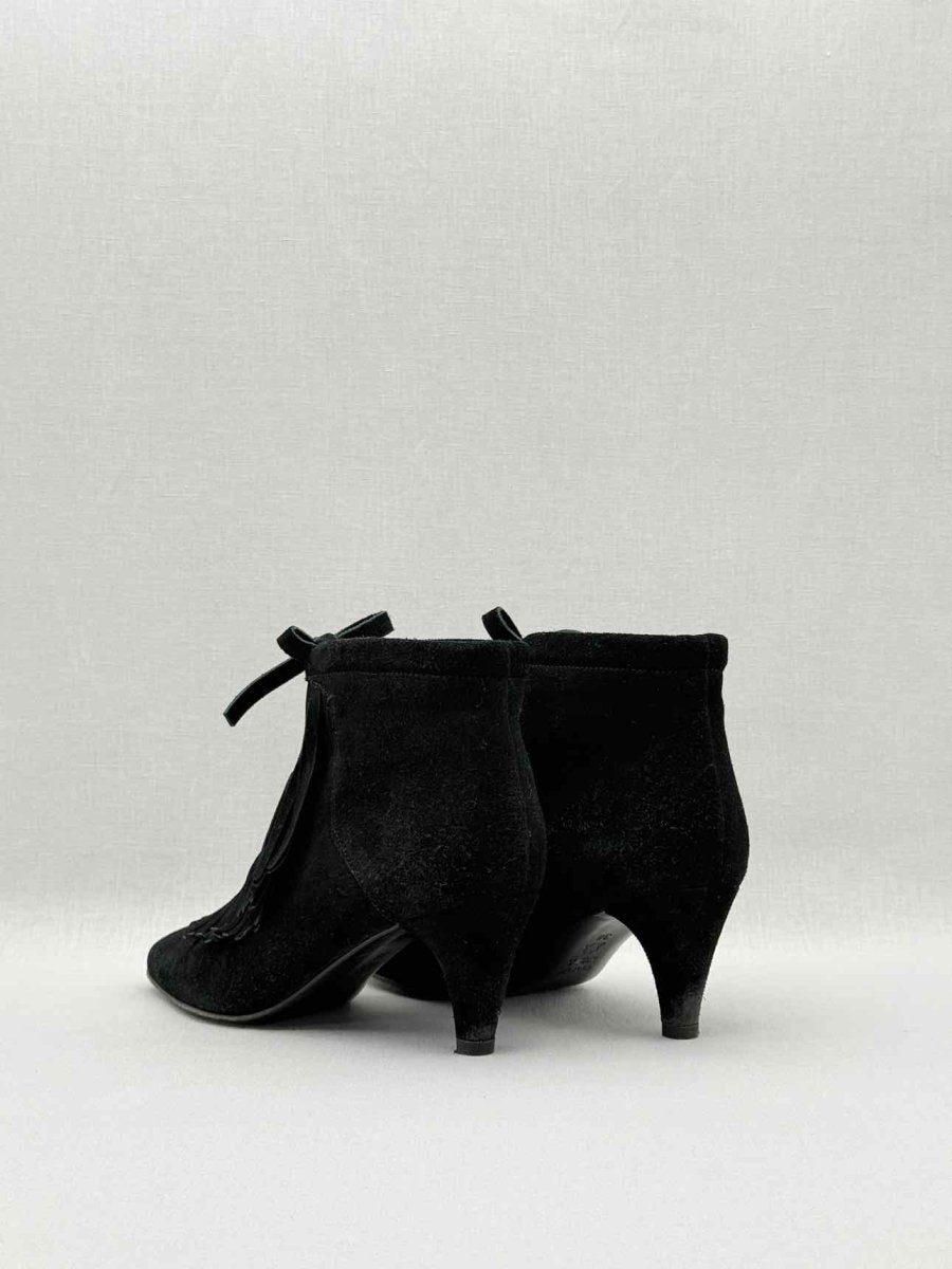 Pre - loved MAJE Black Size EU 38 Ankle Boots at Reems Closet
