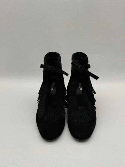 Pre - loved MAJE Black Size EU 38 Ankle Boots at Reems Closet