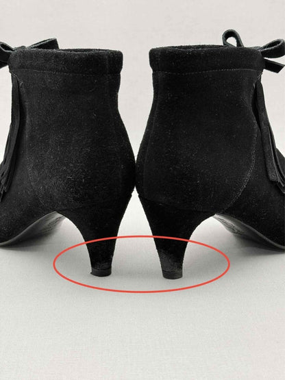 Pre - loved MAJE Black Size EU 38 Ankle Boots at Reems Closet