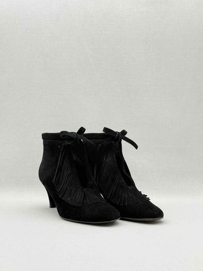 Pre - loved MAJE Black Size EU 38 Ankle Boots at Reems Closet