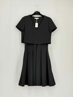 Pre-loved MAJE Black Size Medium Knee Length Dress at Reems Closet