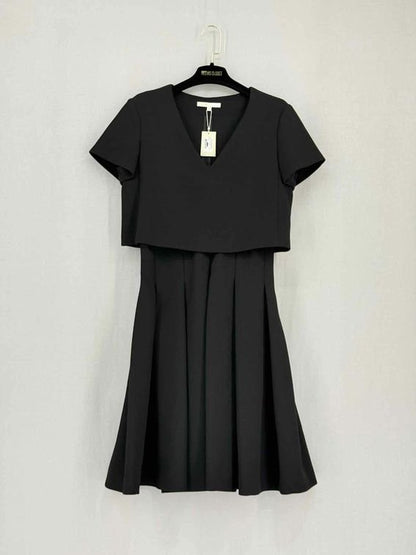 Pre-loved MAJE Black Size Medium Knee Length Dress at Reems Closet