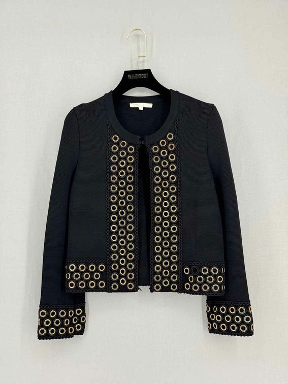 Pre-loved MAJE Black Size Small Jacket at Reems Closet