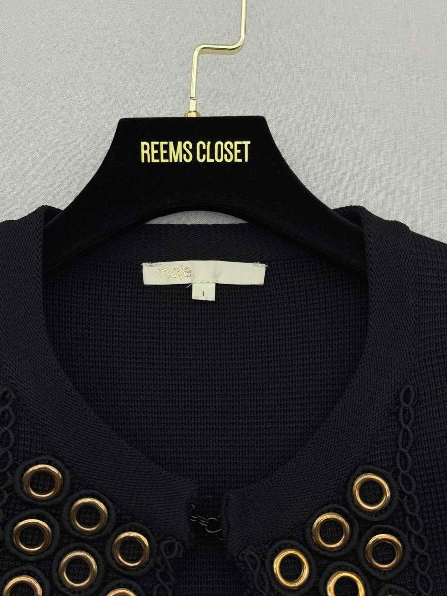 Pre-loved MAJE Black Size Small Jacket at Reems Closet